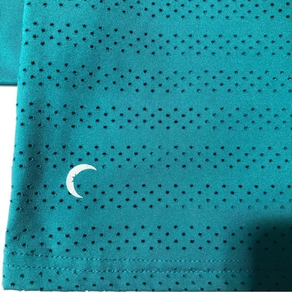Zyia Active Chill Perforated Breathable Long Sleeve Teal  Top Size 12 - Picture 3 of 8